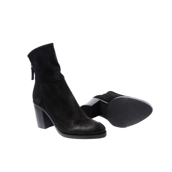 Black Ankle boot in Hombre Black leather NEW! - Picture 5 of 5